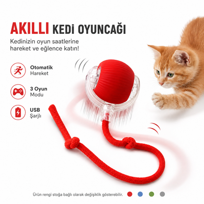USB Şarjlı Akıllı Kedi Oyuncağı